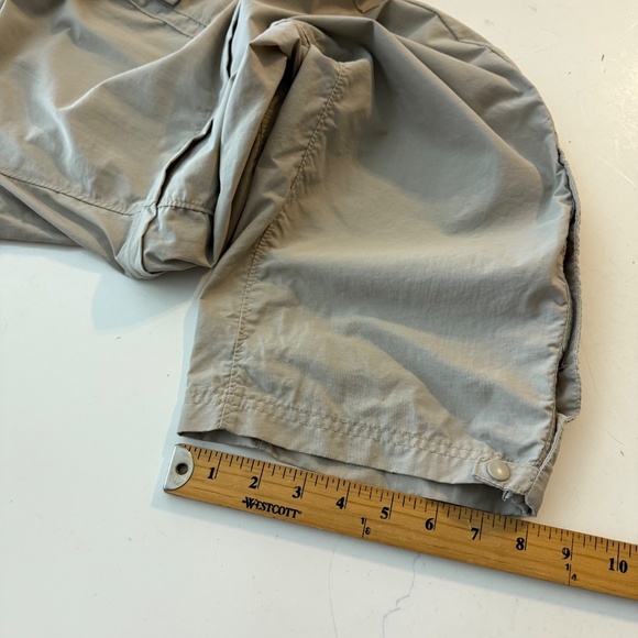 Columbia Titanium 100% Nylon Light Beige Convertible Pants Mens Large 36 x 30 - Picture 9 of 9